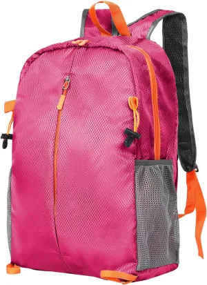 15L Lightweight Packable Backpack, Foldable Hiking Bag, Travel Backpack for Women Man, Waterproof Outdoor Camping Day Pack, Rose Red