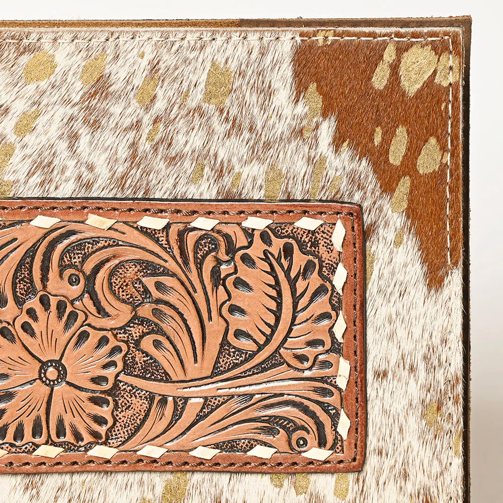 ADBG1396 American Darling Hand Tooled Hair On Genuine Leather Women Bag Western Handbag Purse