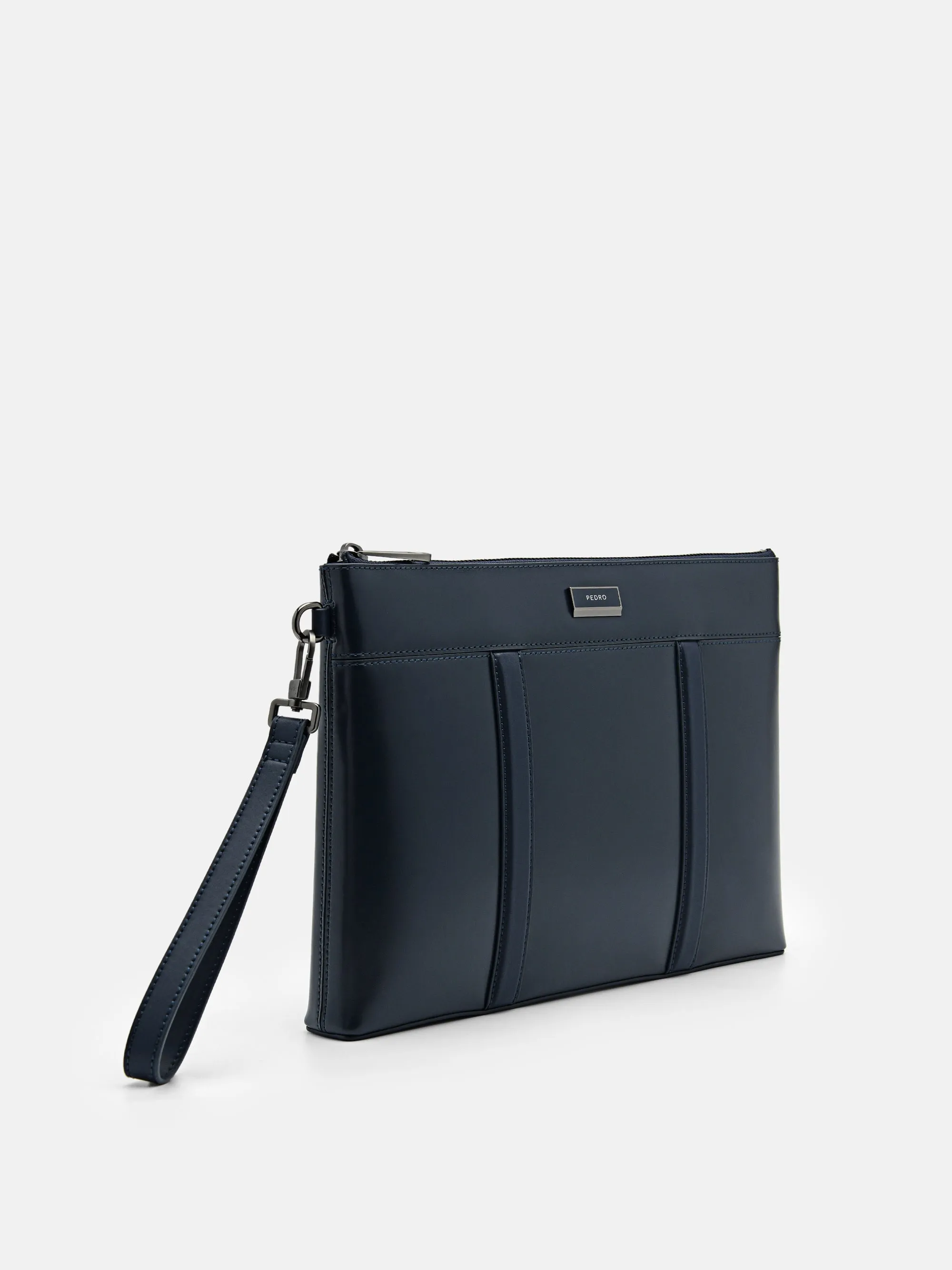 Allen Leather Clutch Bag