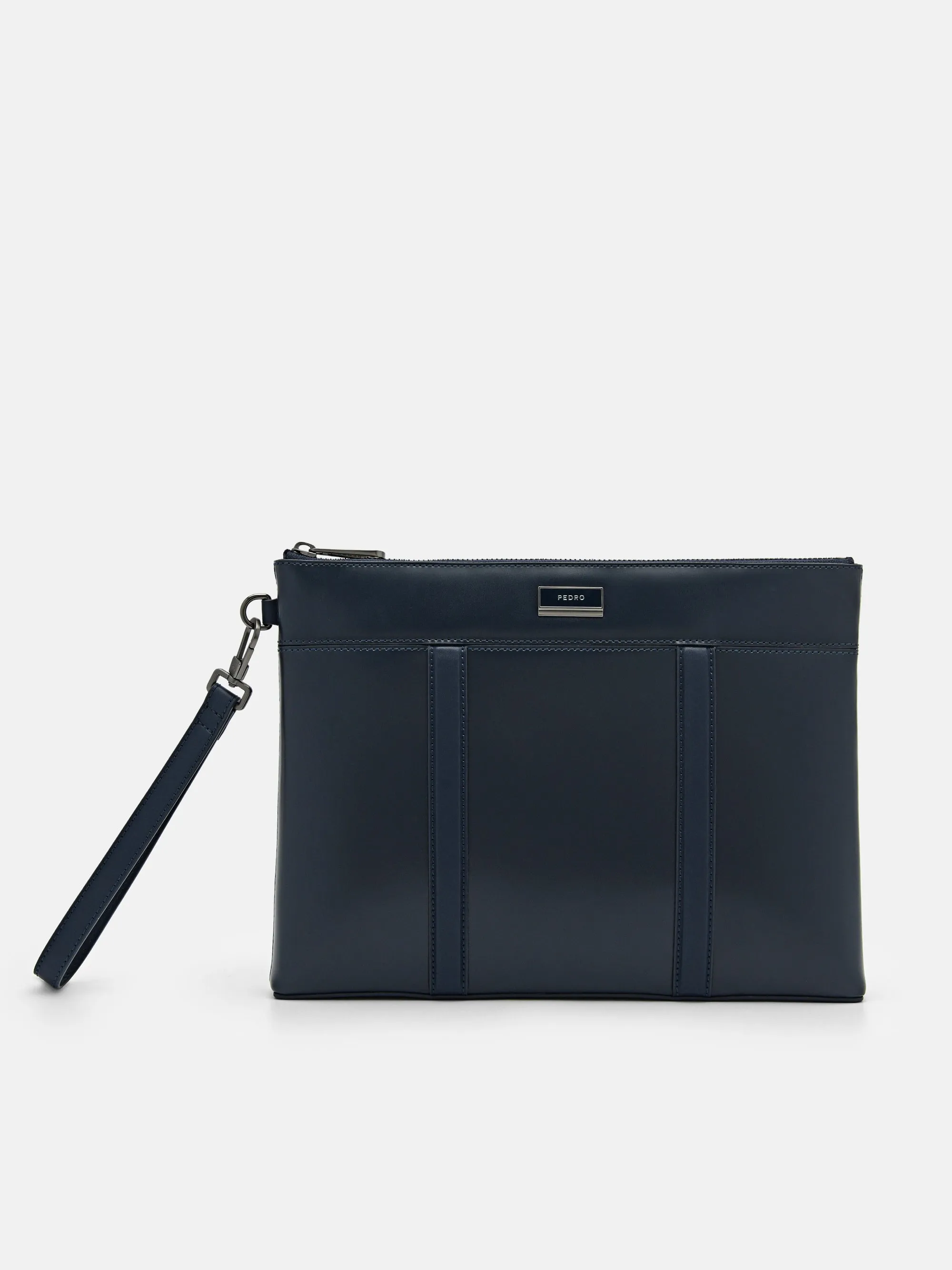 Allen Leather Clutch Bag
