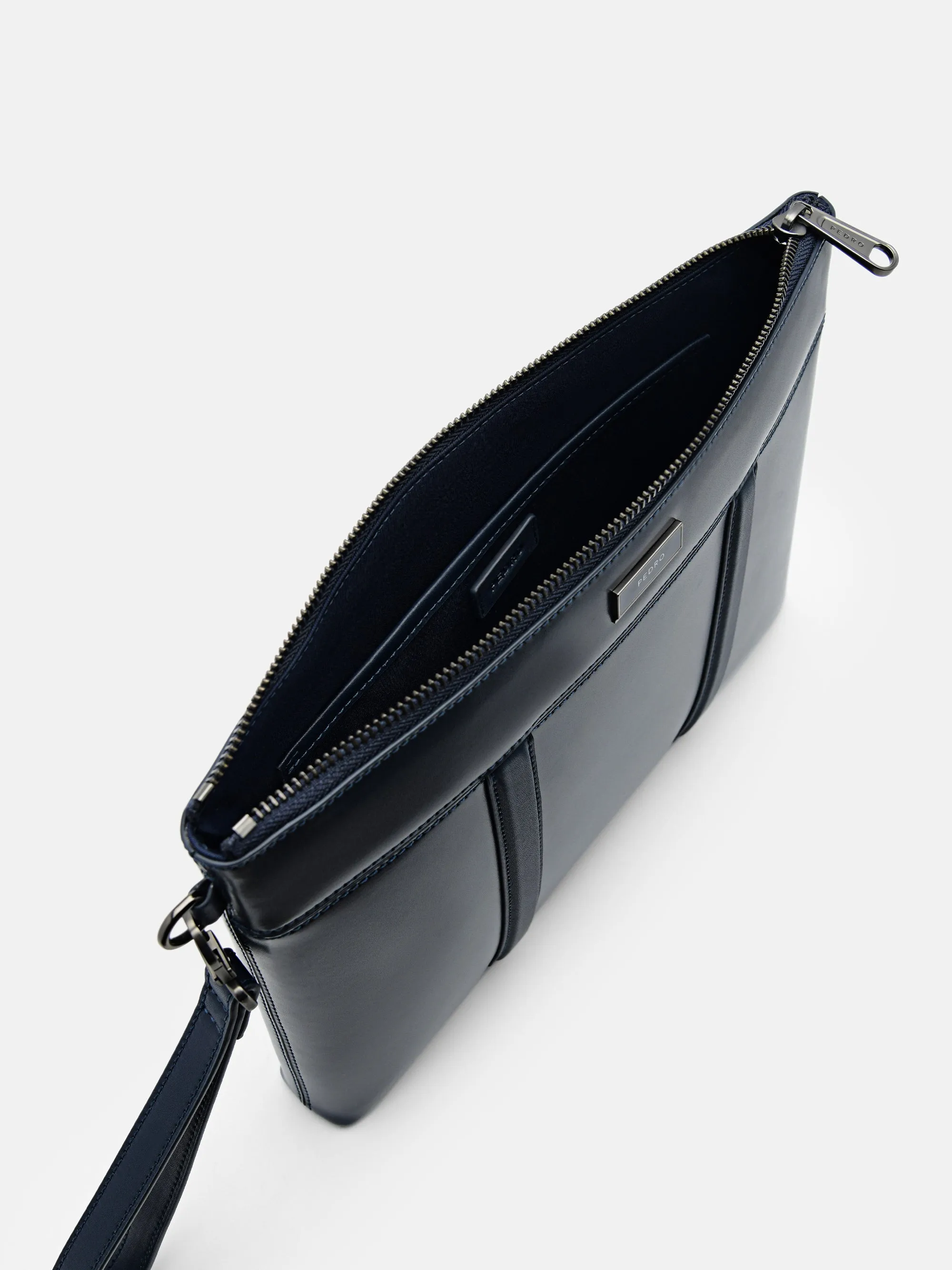 Allen Leather Clutch Bag
