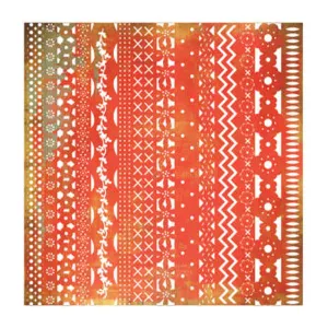 Basicgrey 12"x12" Single Sheet Laser-Cut Doilies - Max & Whiskers - Ribbon