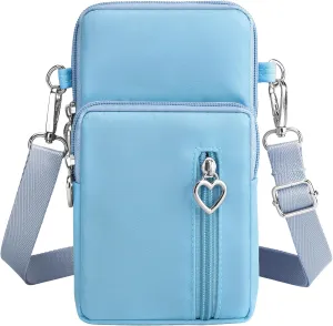 BIAOTIE Lightweight Small Crossbody bags Cell Phone Purses Travel Pouch Shoulder Bag for Women