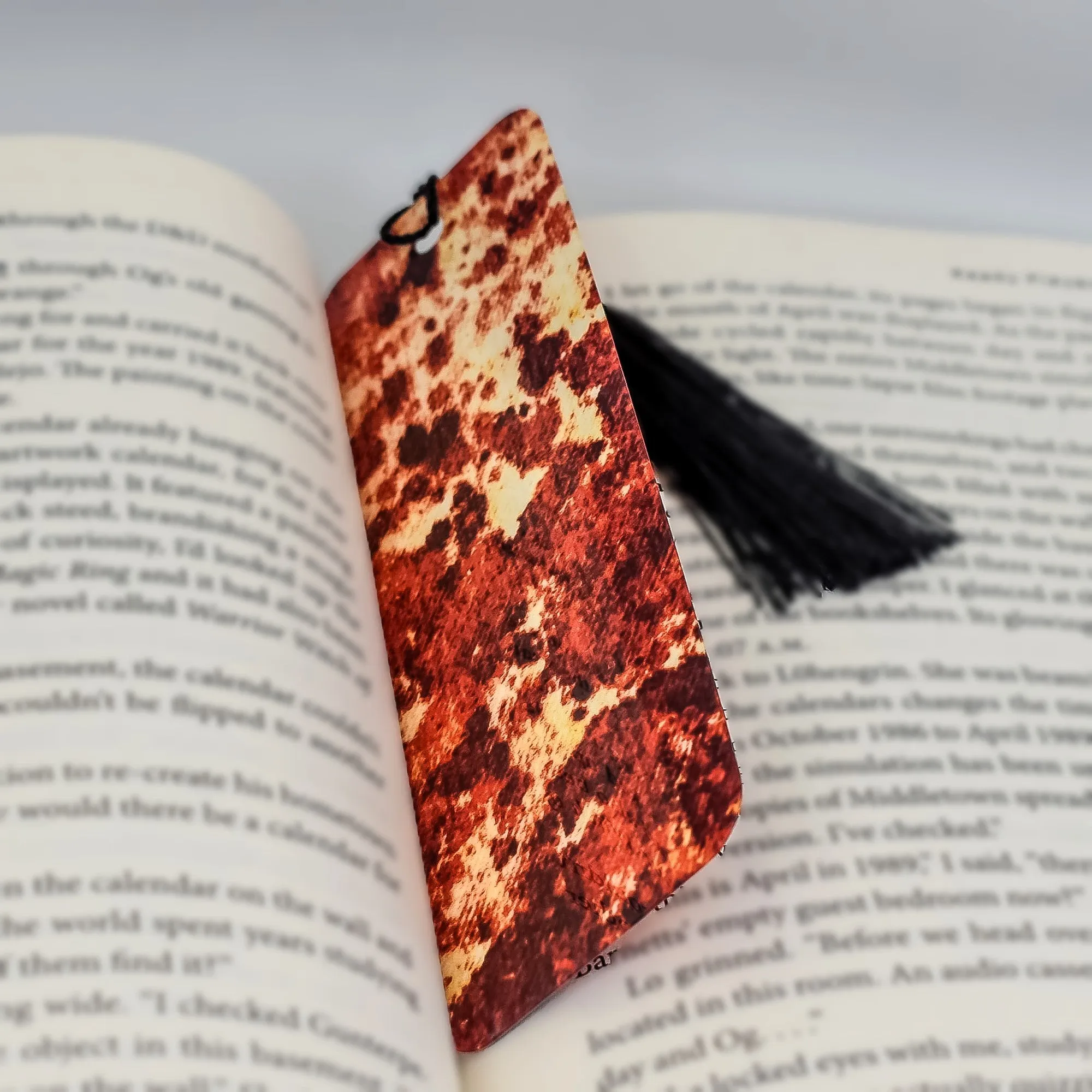 Bloody Fabric Bookmark