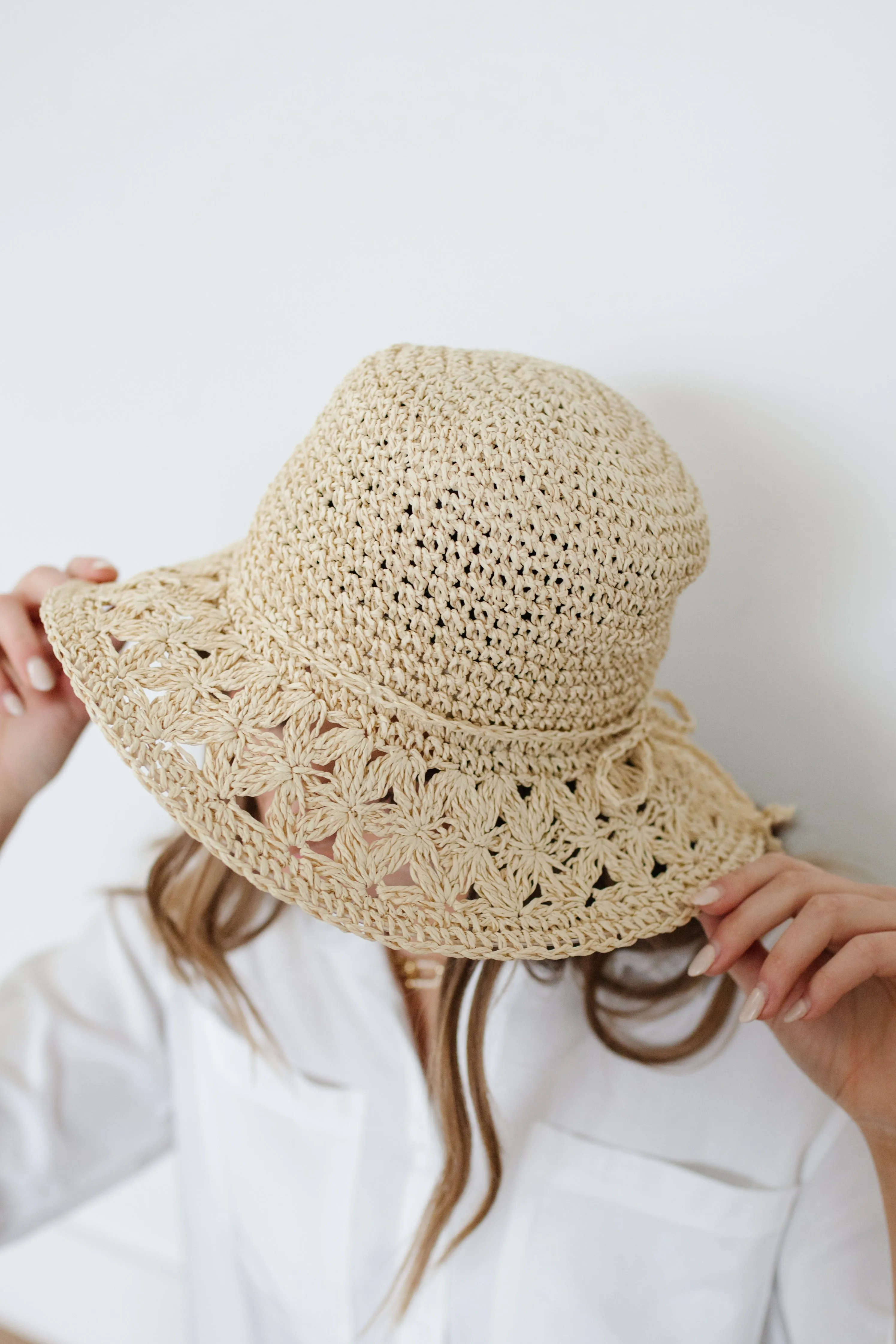 Braided Bow Straw Hat