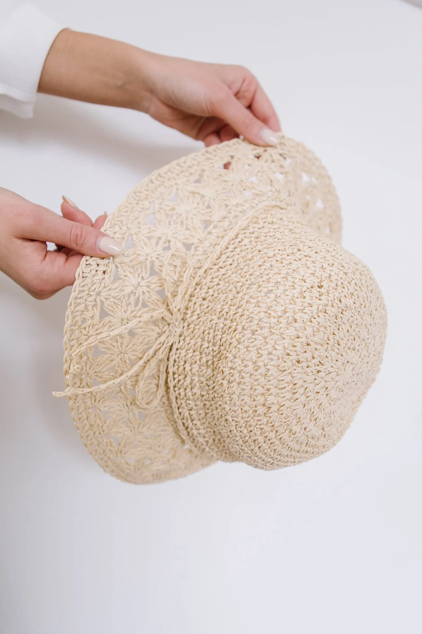 Braided Bow Straw Hat