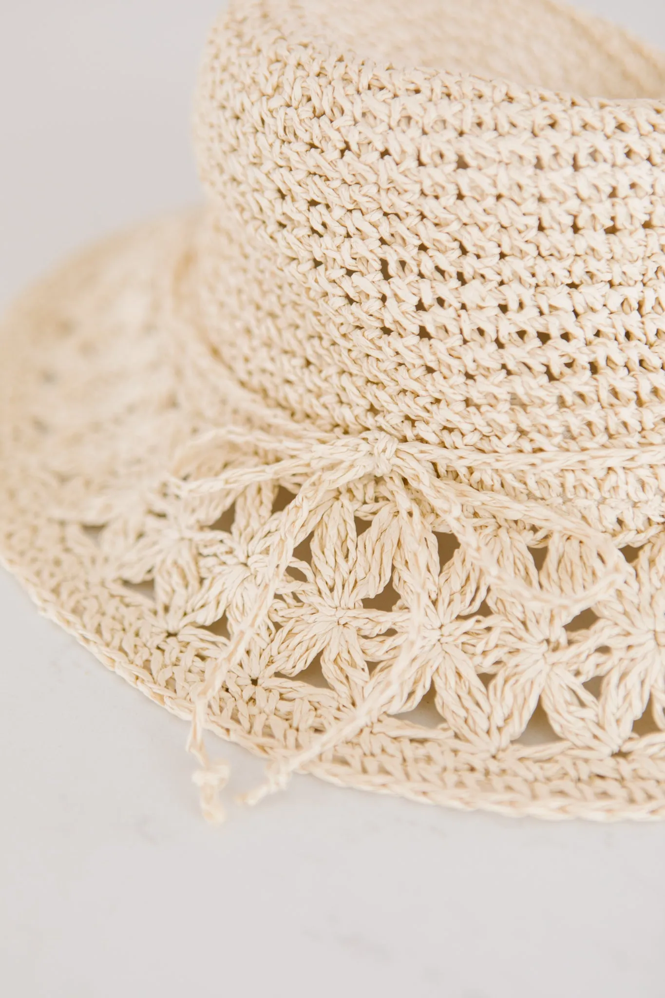 Braided Bow Straw Hat