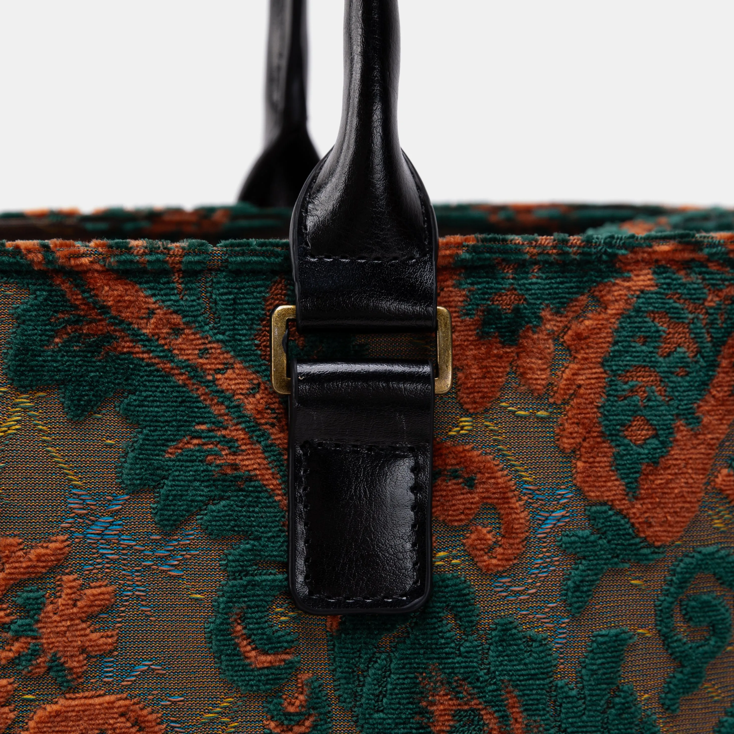 Burnout Velvet Revival Jade Laptop Work Tote