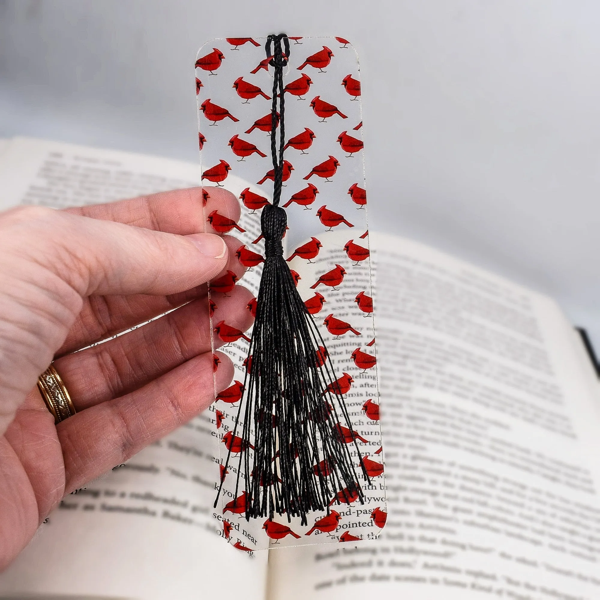 Cardinal Bird Bookmark