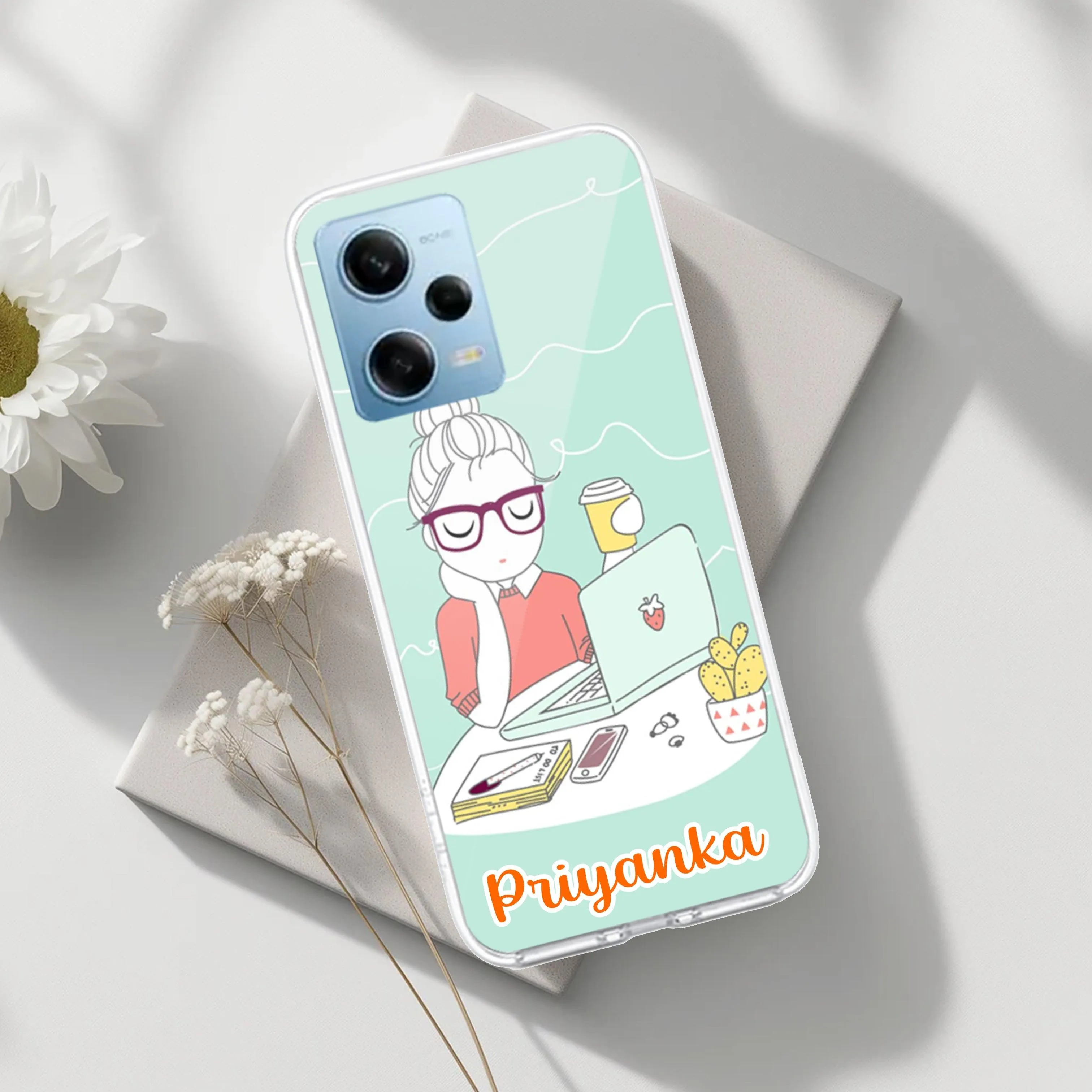 Creator Girl Customize Transparent Silicon Case For Redmi/Xiaomi