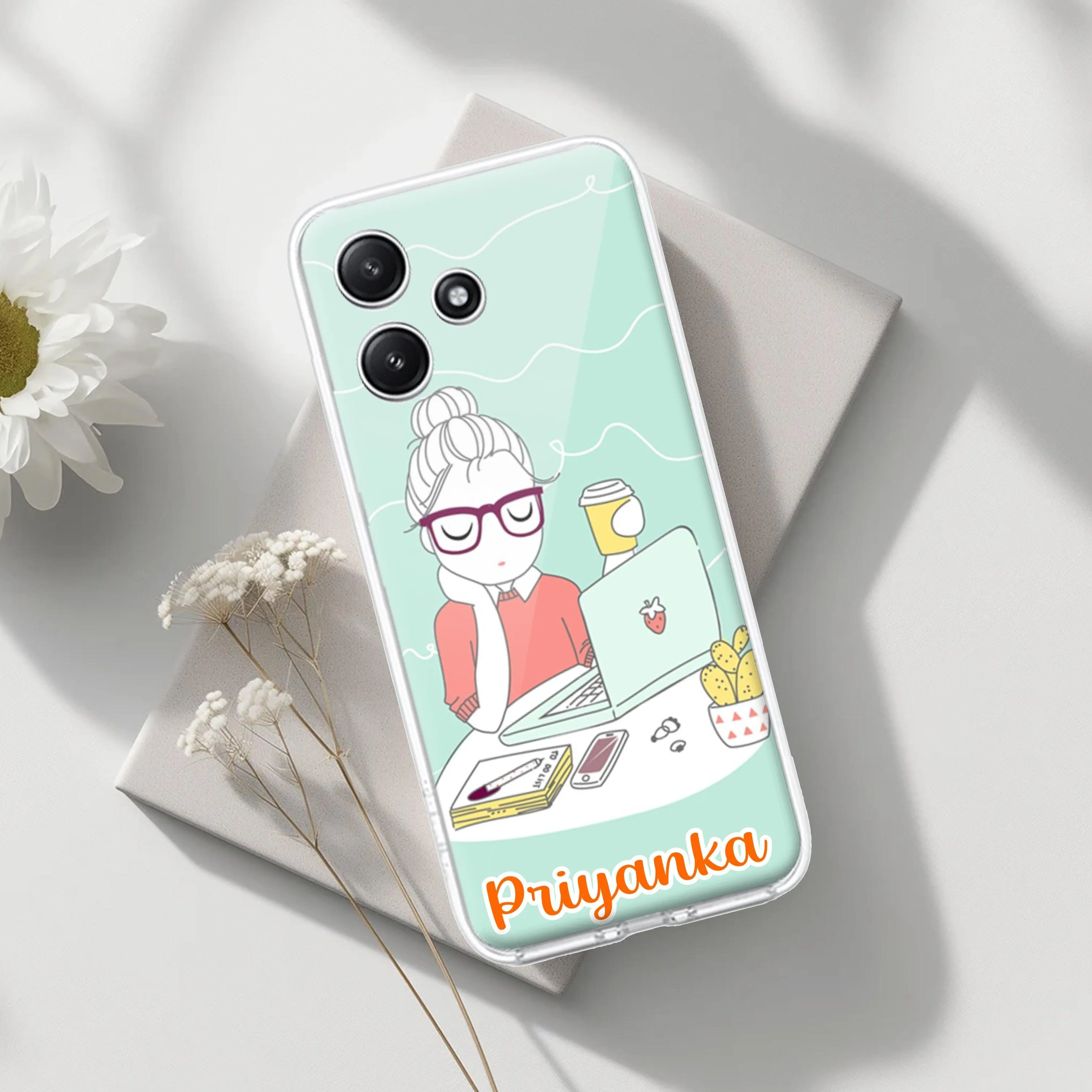 Creator Girl Customize Transparent Silicon Case For Redmi/Xiaomi