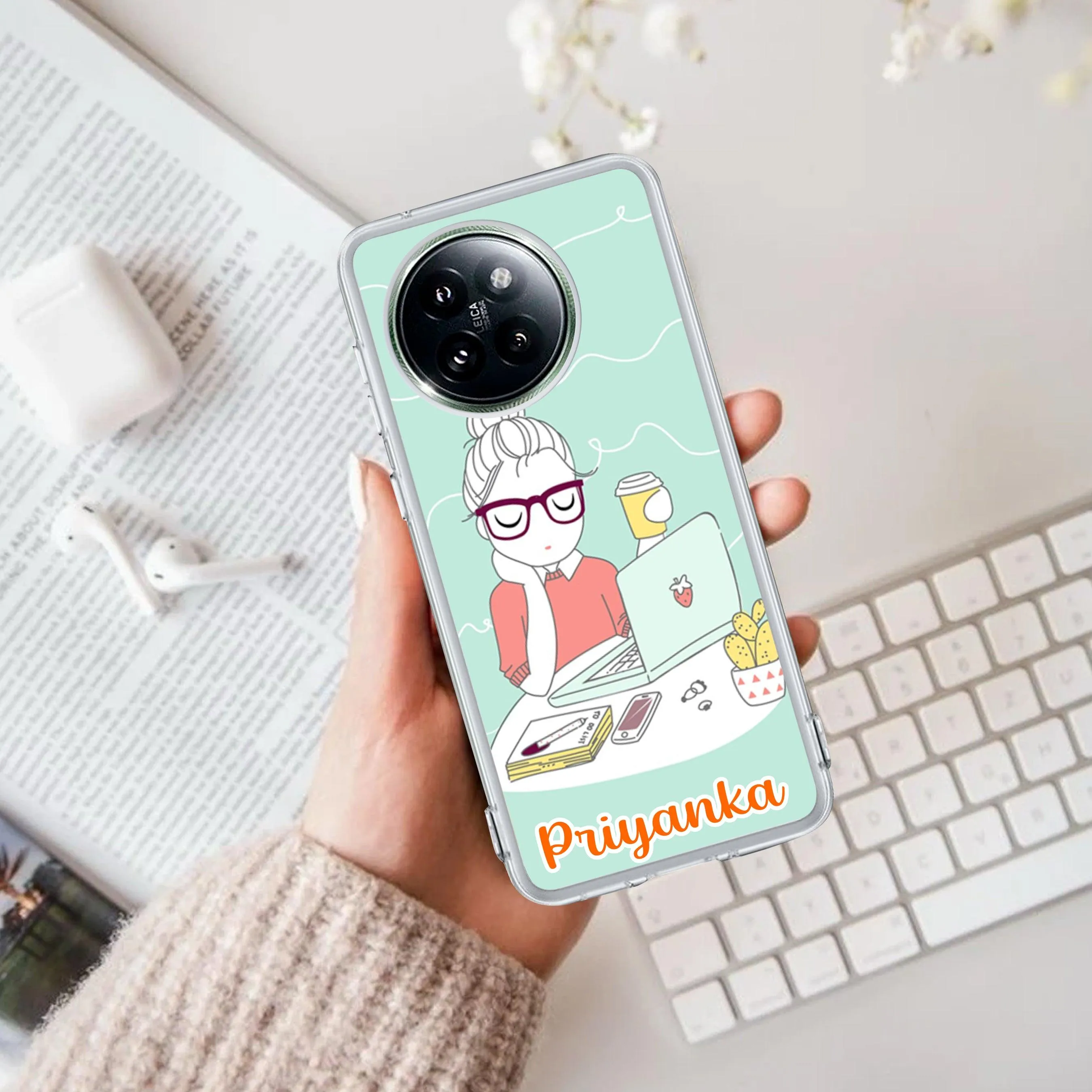 Creator Girl Customize Transparent Silicon Case For Redmi/Xiaomi