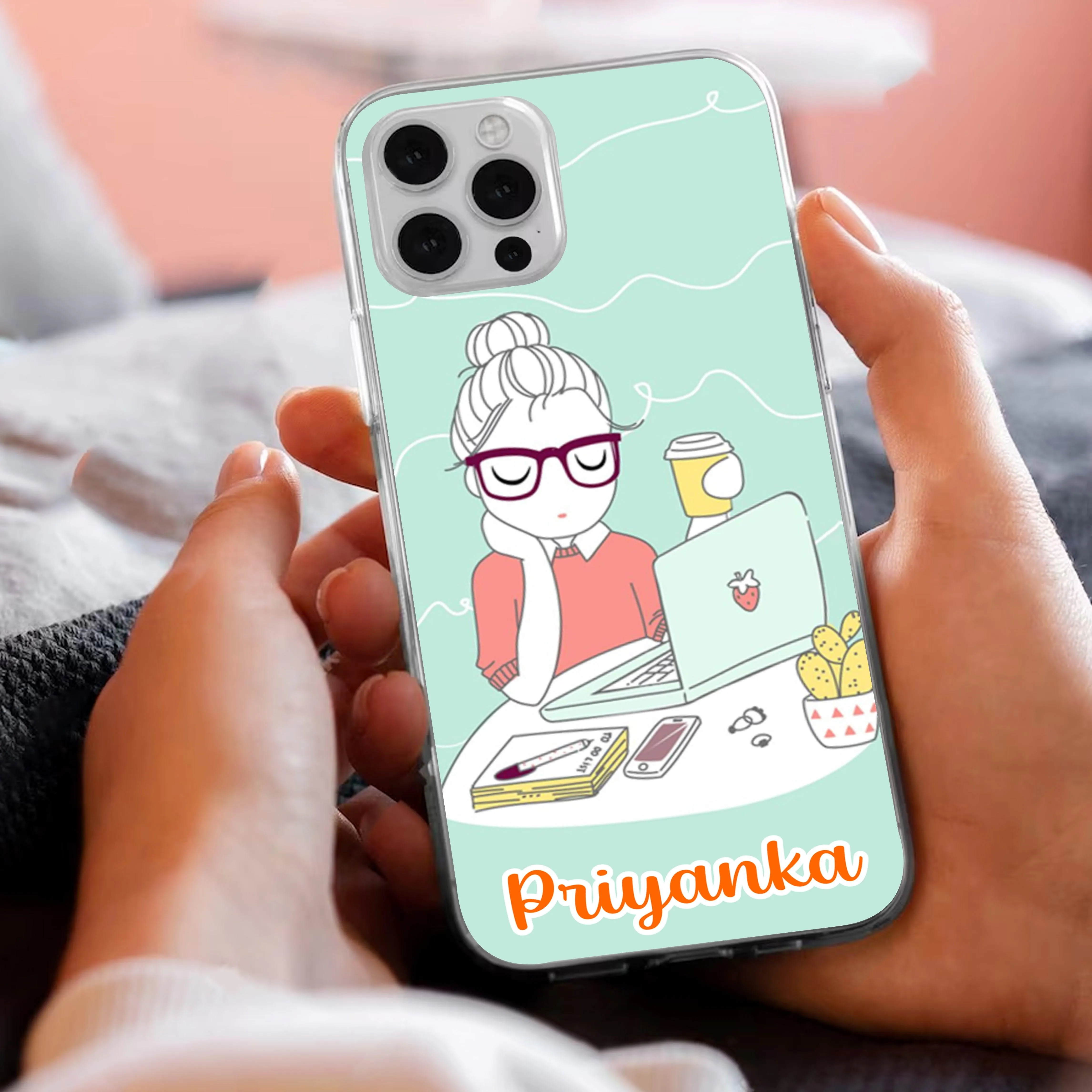 Creator Girl Customize Transparent Silicon Case For Redmi/Xiaomi