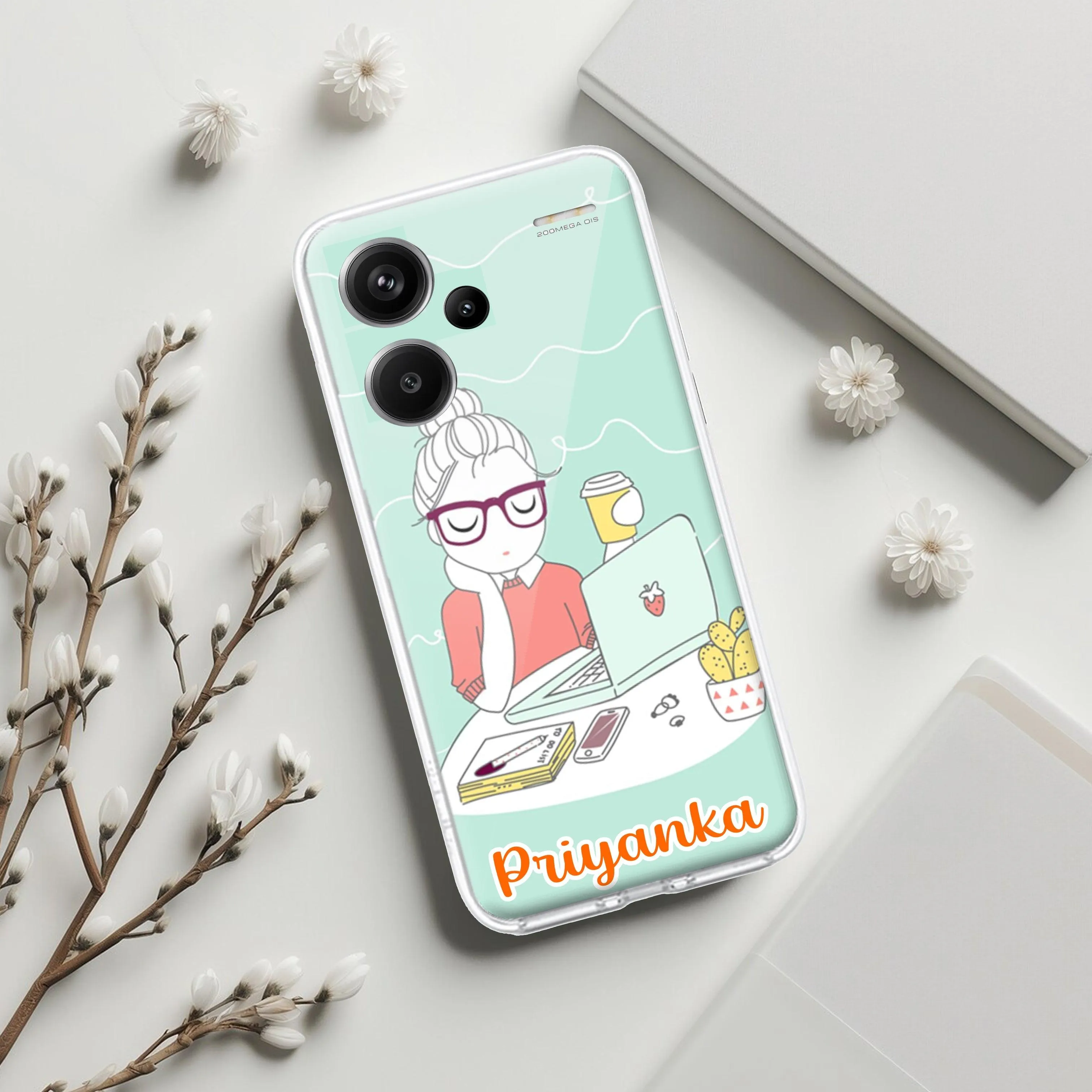 Creator Girl Customize Transparent Silicon Case For Redmi/Xiaomi