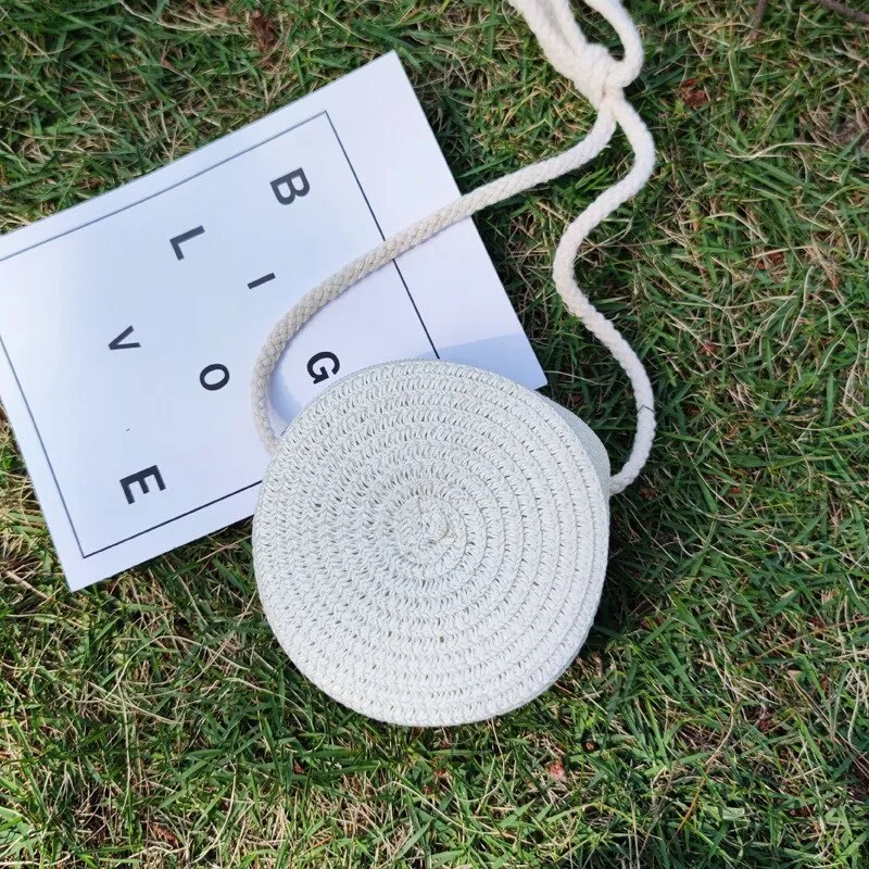 Cute Mini Flower Straw Bags