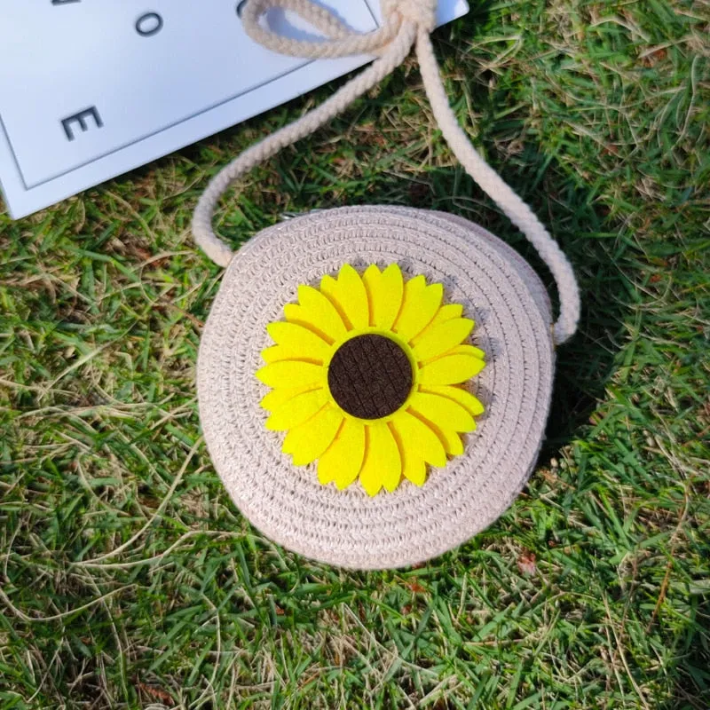 Cute Mini Flower Straw Bags