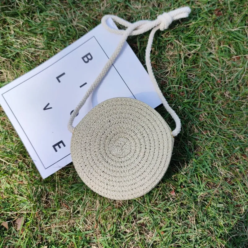 Cute Mini Flower Straw Bags