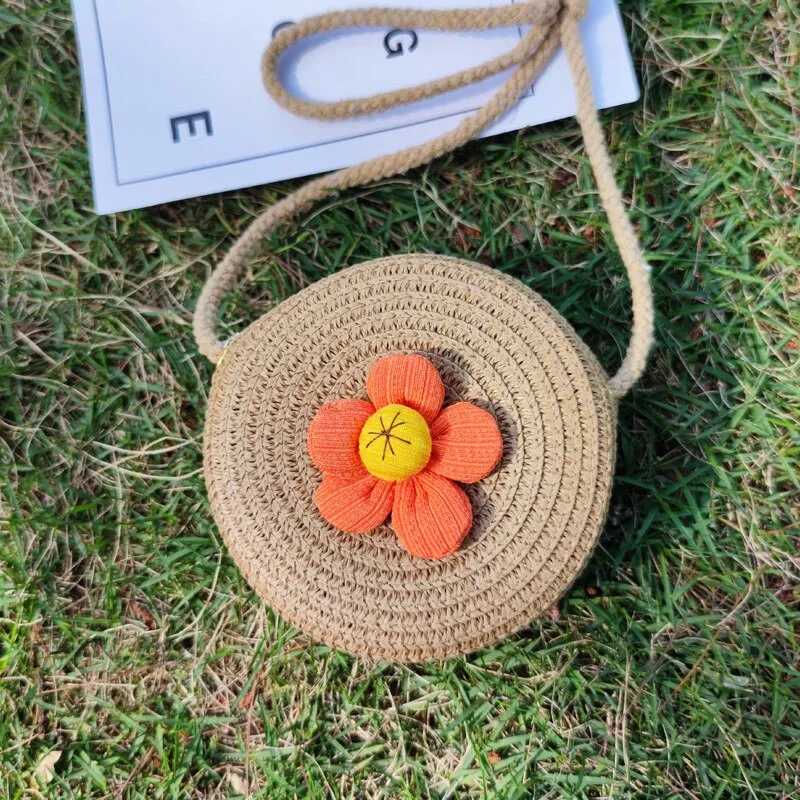 Cute Mini Flower Straw Bags