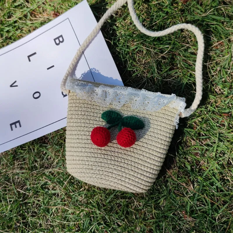 Cute Mini Flower Straw Bags