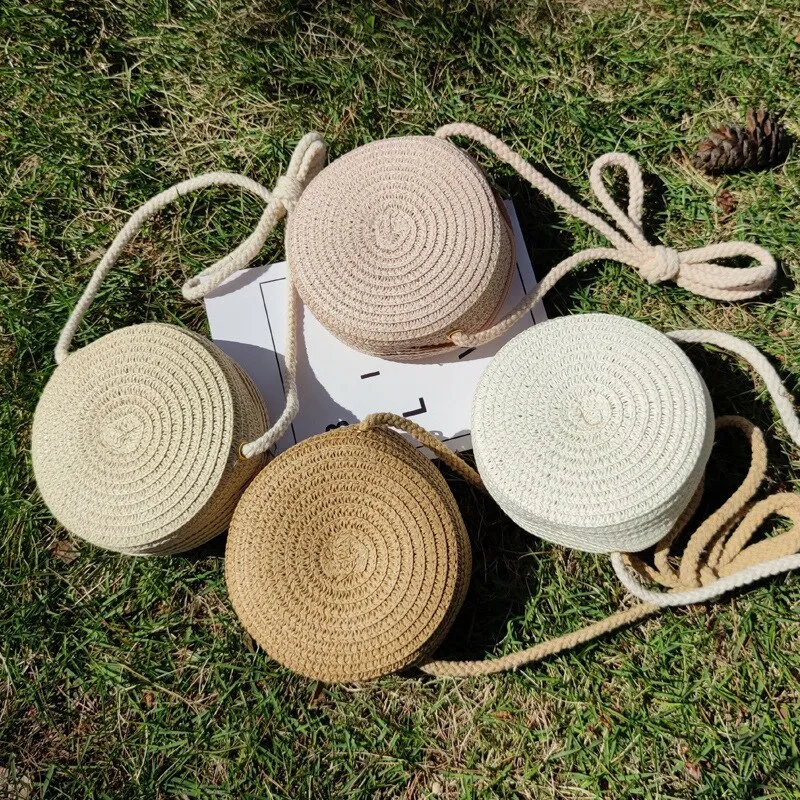 Cute Mini Flower Straw Bags
