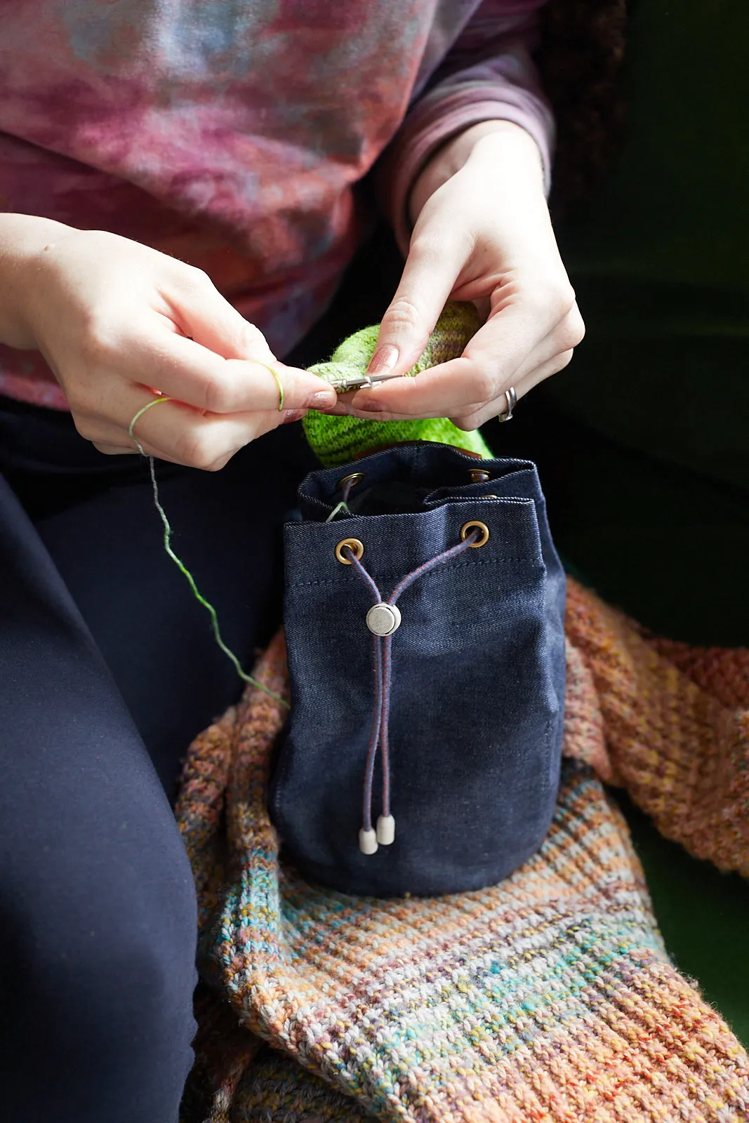 Denim Ball Bags