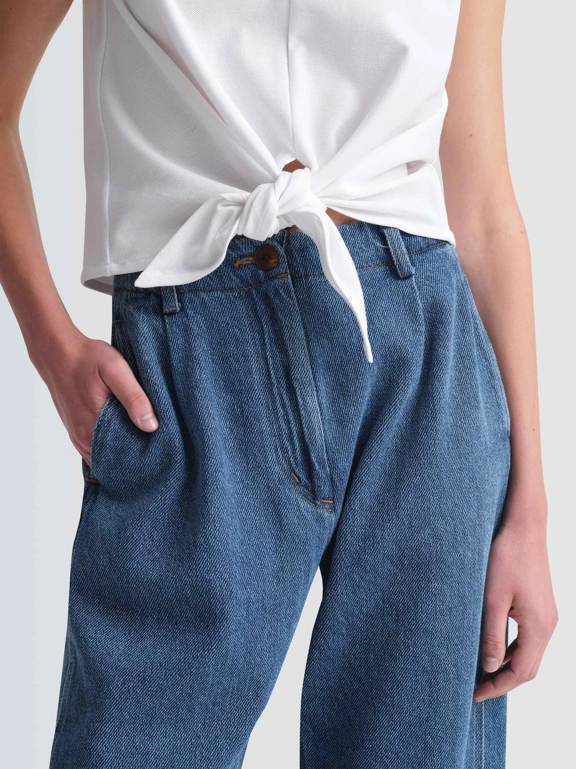 Denim "Percy" Pants