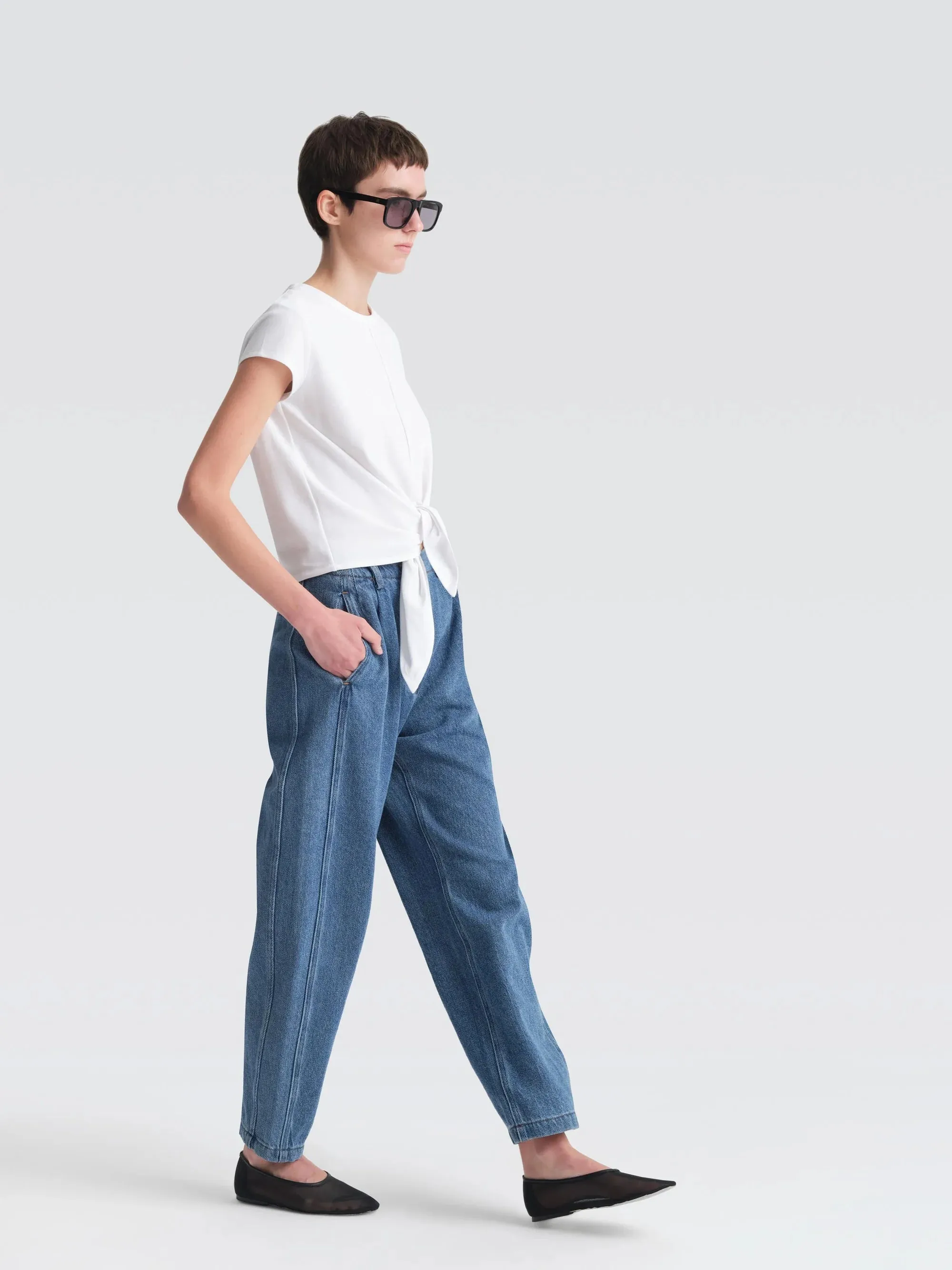 Denim "Percy" Pants