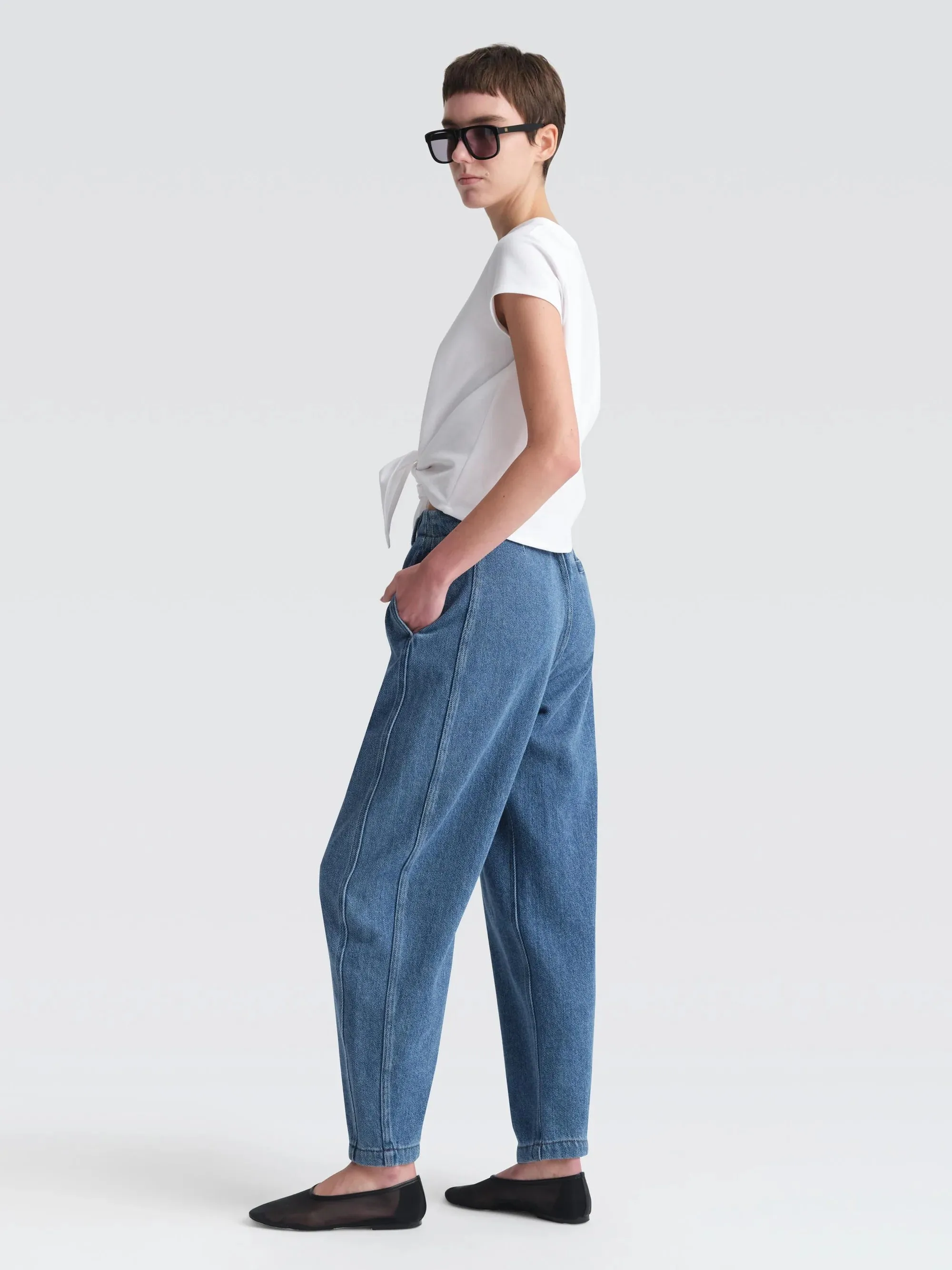 Denim "Percy" Pants