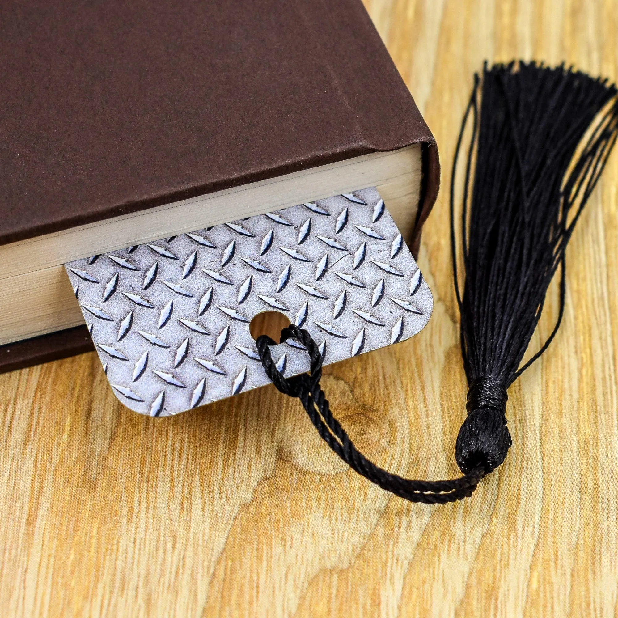 Diamond Plate Bookmark