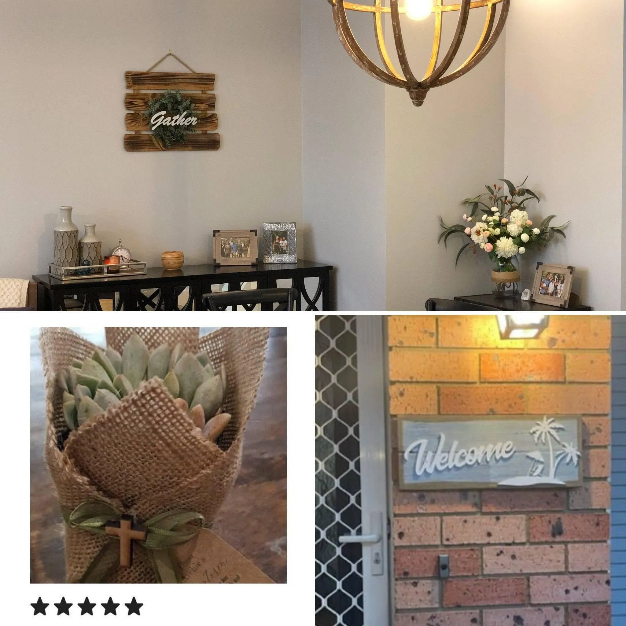 Dolphin Beach House Wooden Raw MDF DIY Craft