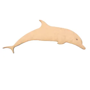 Dolphin Beach House Wooden Raw MDF DIY Craft