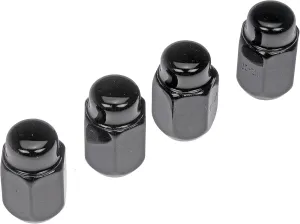 Dorman 711-211 Wheel Nut Black Chrome Acorn 2-Pc 1/2-20 Compatible with Select Models, 4 Pack