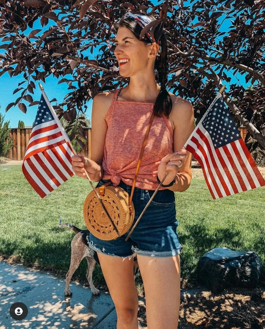 Eco Chic Brown Round Sling Bag