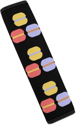 Flat Macarons Seat Belt Cover Pad Cushions Universal Padding Shoulder Strap Soft Auto Seatbelt 1PCS