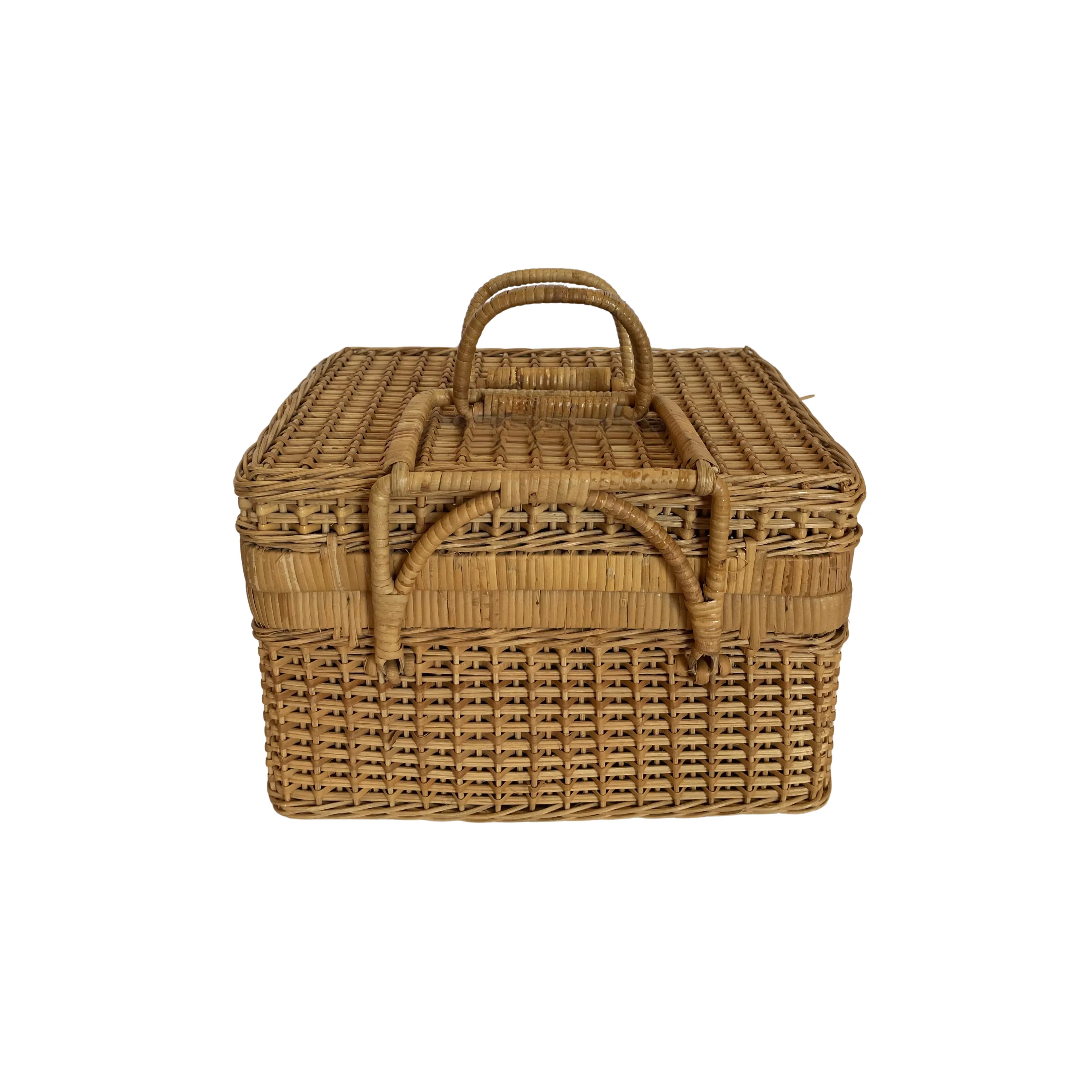 Folding Wicker Basket