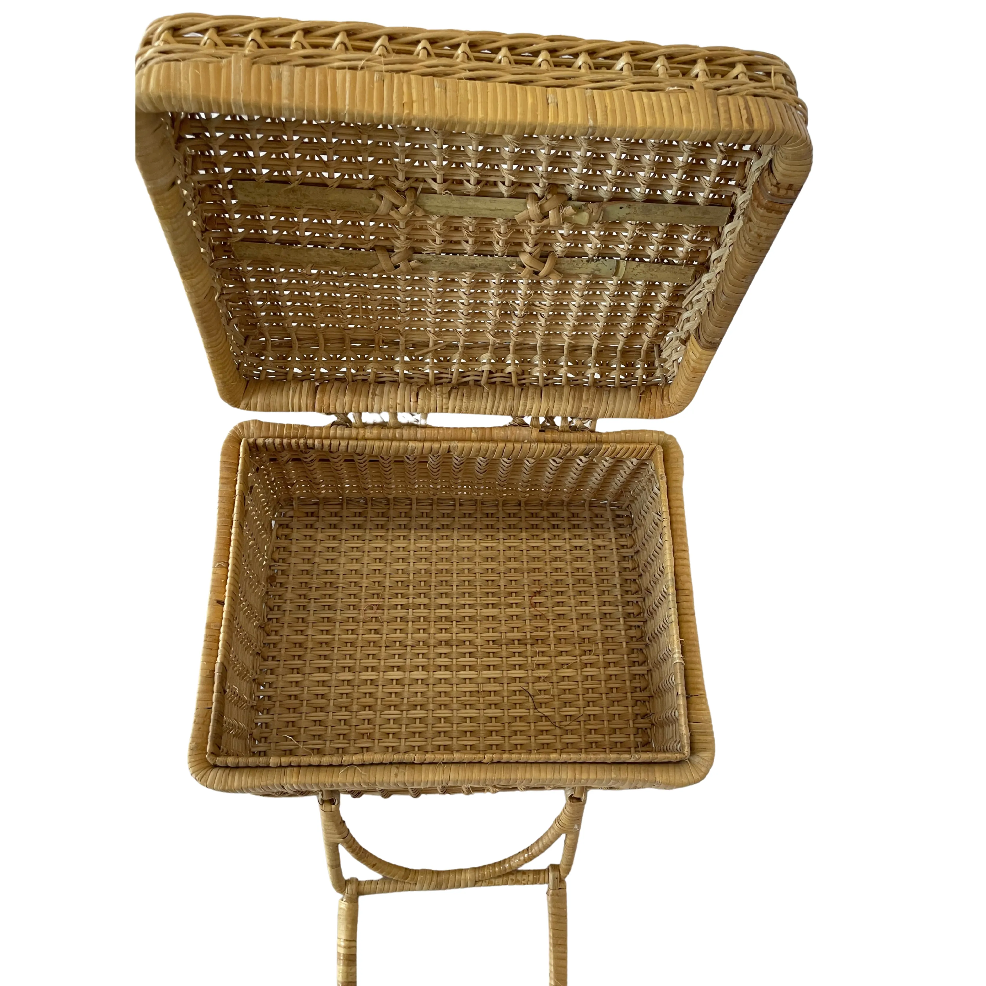 Folding Wicker Basket