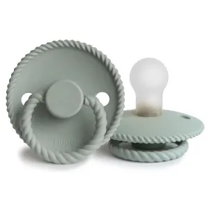 Frigg Rope Silicone Pacifier (Sage) - Size 1