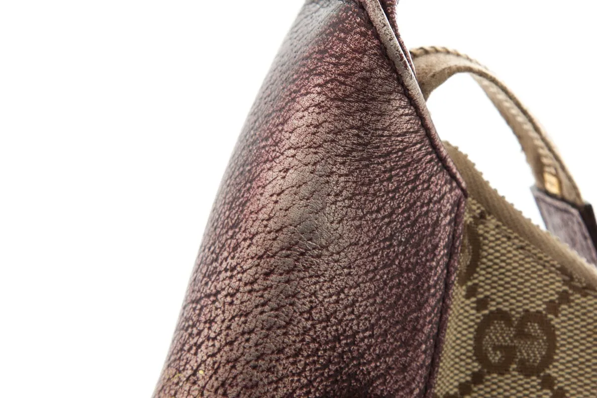 Gucci Tom Ford Era Vintage Monogram Crescent Shape Handbag
