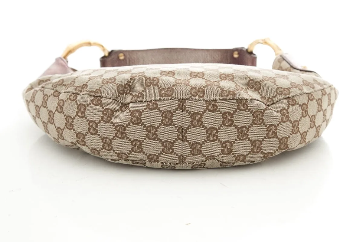 Gucci Tom Ford Era Vintage Monogram Crescent Shape Handbag
