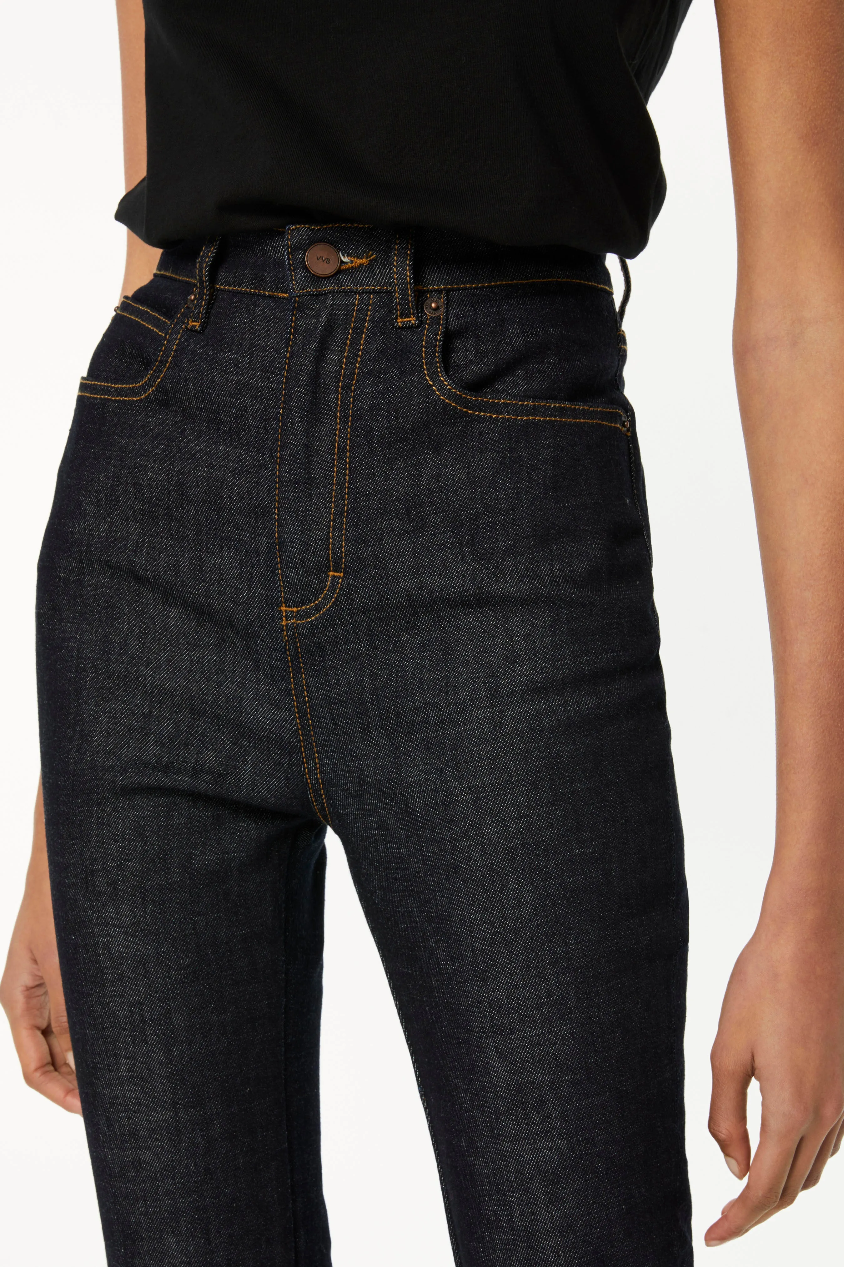 LA High-waist Skinny Jean in Raw