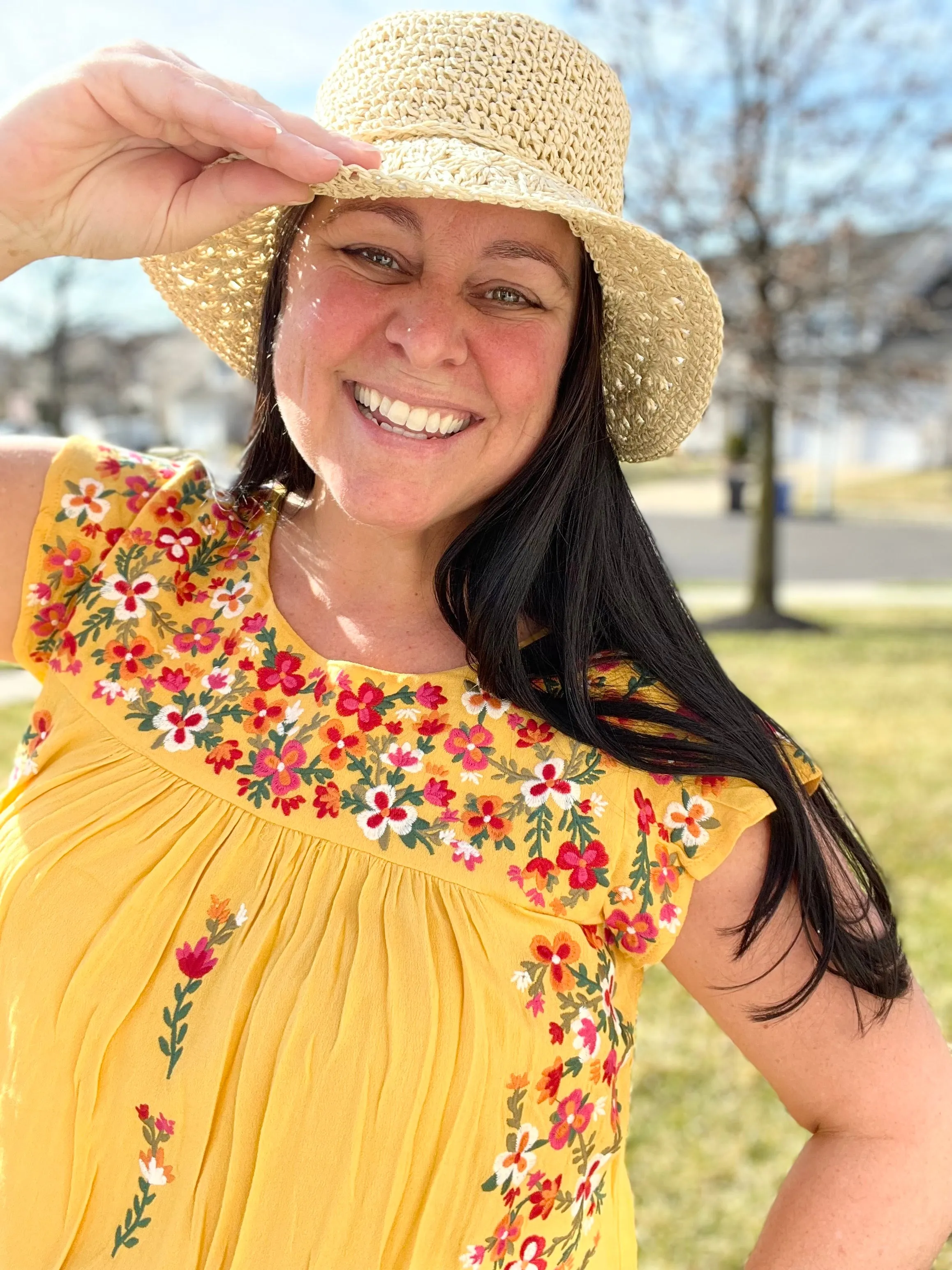 LAST ONE Braided Bow Straw Hat