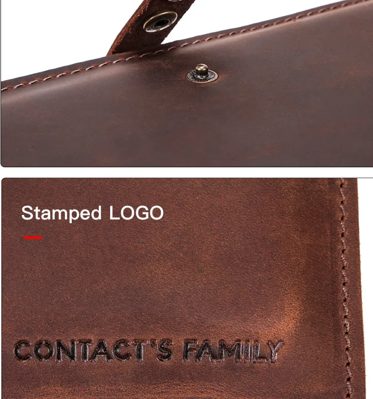 Leather cover ,Business Briefcase,Men's Leather Portfolio,Personalized Anniversary Gift for Him/ CF2002A