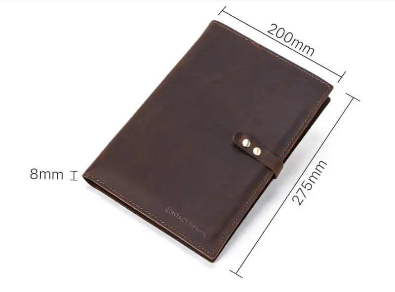 Leather cover ,Business Briefcase,Men's Leather Portfolio,Personalized Anniversary Gift for Him/ CF2002A