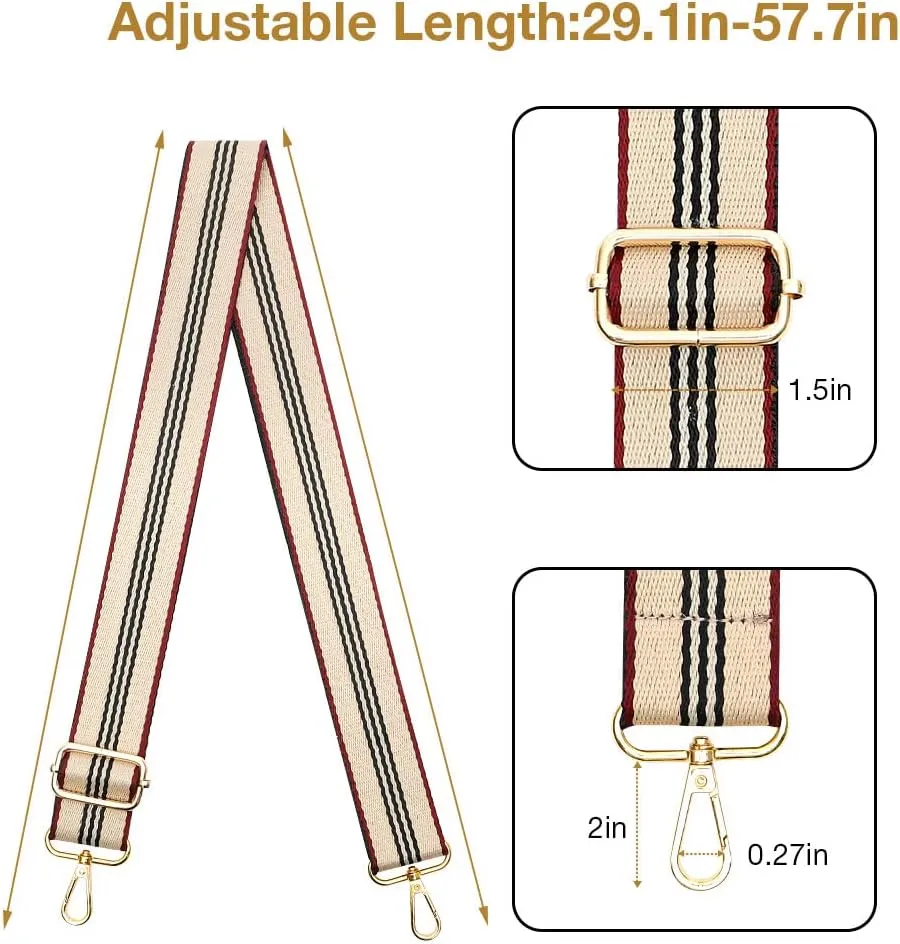 Lekesky Purse Strap Replacement Crossbody Purse Strap for Women