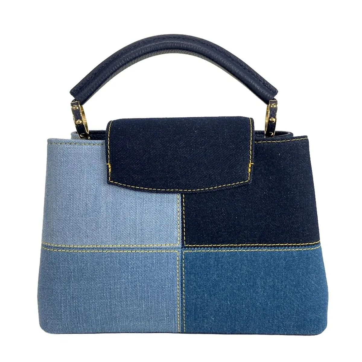 Louis Vuitton BB Capucines denim bag