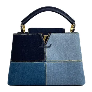Louis Vuitton BB Capucines denim bag