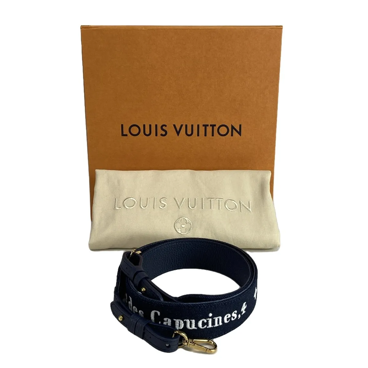 Louis Vuitton BB Capucines denim bag