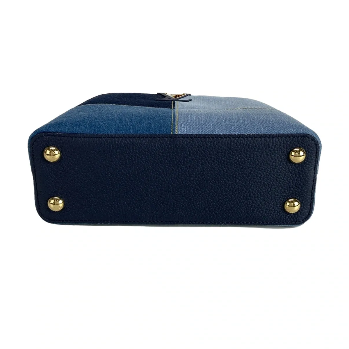 Louis Vuitton BB Capucines denim bag