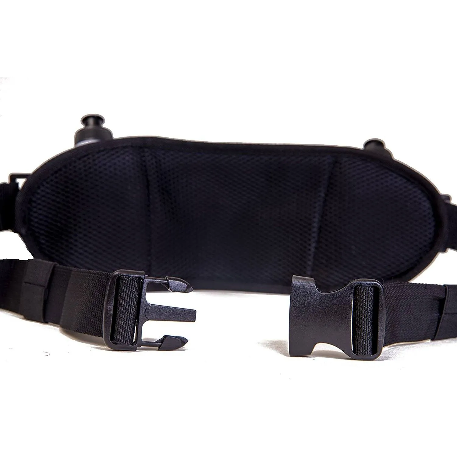 Men or Women's Hydration Running Belt Pouch With Water Bottles And Zippered Compartment