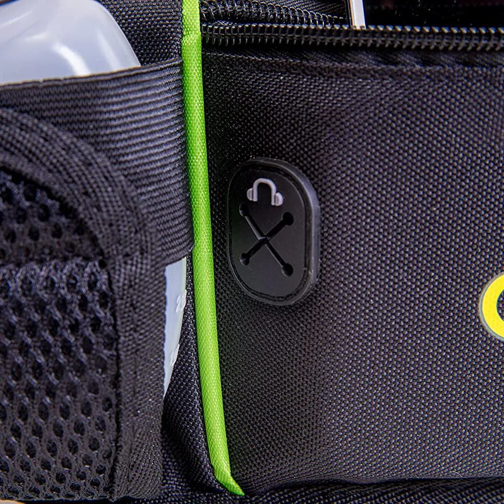 Men or Women's Hydration Running Belt Pouch With Water Bottles And Zippered Compartment